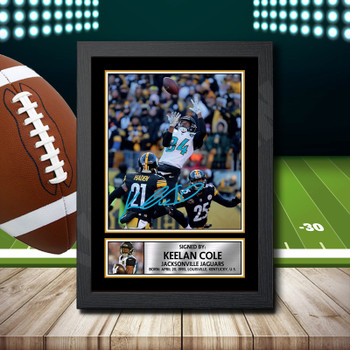Keelan Cole 2 Signed Autographed NFL Star Print