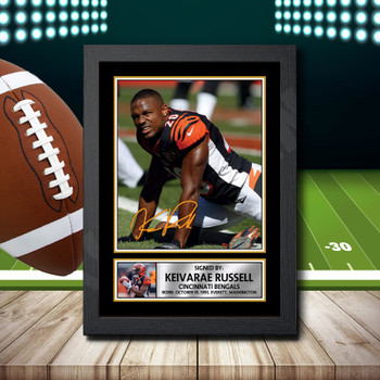 Keivarae Russell 2 Signed Autographed NFL Star Print