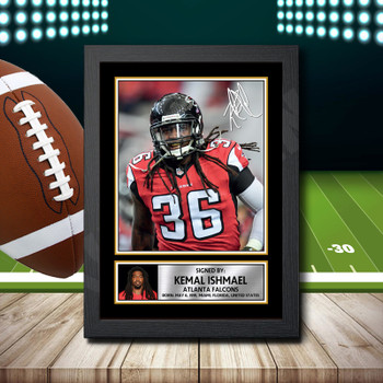 Kemal Ishmael 1 Signed Autographed NFL Star Print