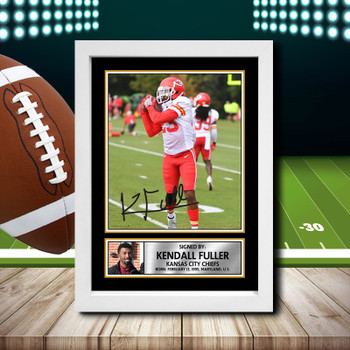 Kendall Fuller 2 Signed Autographed NFL Star Print