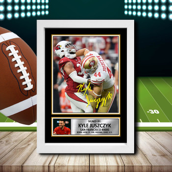 Kyle Juszczyk Signed Autographed NFL Star Print