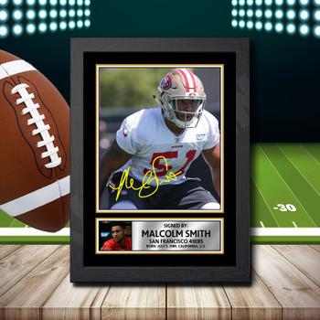 Malcolm Smith Signed Autographed NFL Star Print