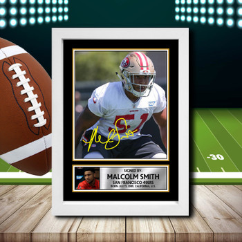 Malcolm Smith Signed Autographed NFL Star Print