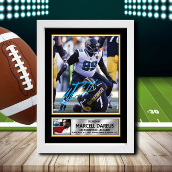 Marcell Dareus - Signed Autographed NFL Star Print Marcell Dareus - Signed Autographed NFL Star Print