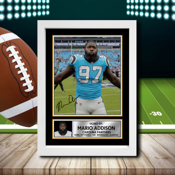 Mario Addison 2 Signed Autographed NFL Star Print