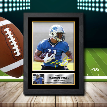 Marvin Jones 2 Signed Autographed NFL Star Print