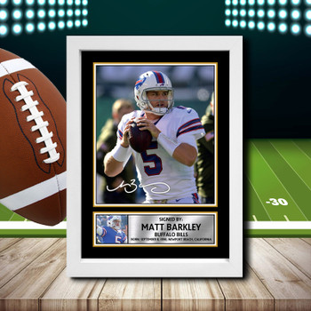 Matt Barkley 2 Signed Autographed NFL Star Print