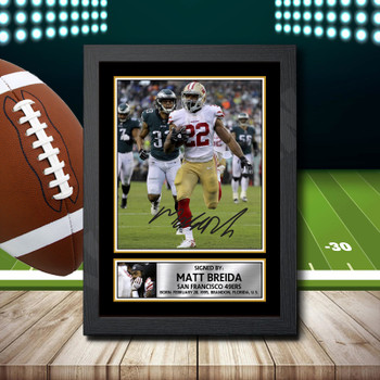 Matt Breida Signed Autographed NFL Star Print