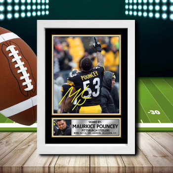 Maurkice Pouncey 2 Signed Autographed NFL Star Print