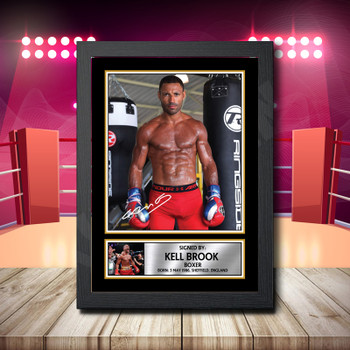 Kell Brook Remake Signed Autographed Boxing Star Poster Print Framed Merch Gift Kell Brook Remake Signed Autographed Boxing Star Poster Print Framed Merch Gift
