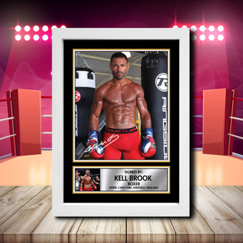 Kell Brook Remake Signed Autographed Boxing Star Poster Print Framed Merch Gift Kell Brook Remake Signed Autographed Boxing Star Poster Print Framed Merch Gift