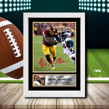 Morgan Moses 2 Signed Autographed NFL Star Print