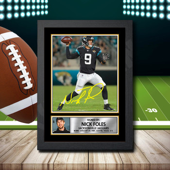 Nick Foles Signed Autographed NFL Star Print