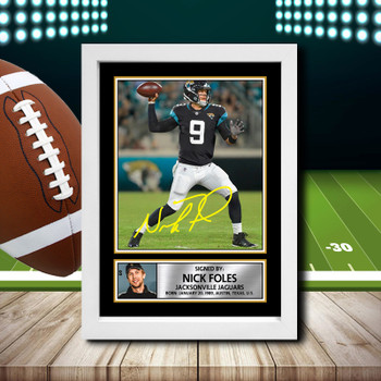Nick Foles Signed Autographed NFL Star Print
