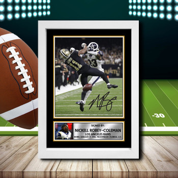 Nickell Robey-Coleman Signed Autographed NFL Star Print