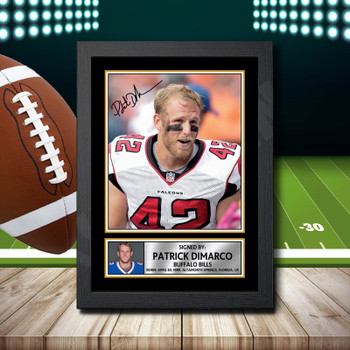 Patrick Dimarco 1 Signed Autographed NFL Star Print