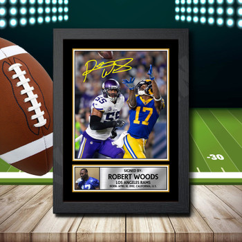 Robert Woods Signed Autographed NFL Star Print