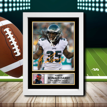 Ronald Darby 2 Signed Autographed NFL Star Print
