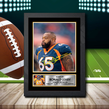 Ronald Leary 2 Signed Autographed NFL Star Print