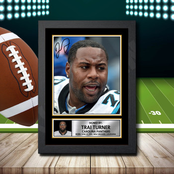 Trai Turner 1 Signed Autographed NFL Star Poster Print Framed Merch Gift