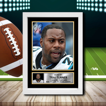 Trai Turner 1 Signed Autographed NFL Star Poster Print Framed Merch Gift