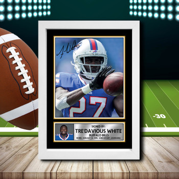 Tre'davious White 1 Signed Autographed NFL Star Poster Print Framed Merch Gift
