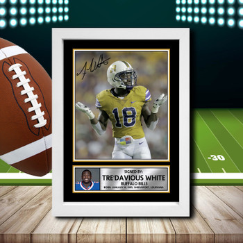 Tre'davious White 2 Signed Autographed NFL Star Poster Print Framed Merch Gift