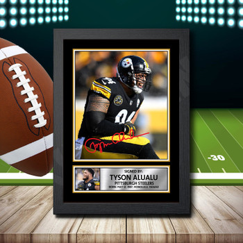 Tyson Alualu 2 Signed Autographed NFL Star Poster Print Framed Merch Gift
