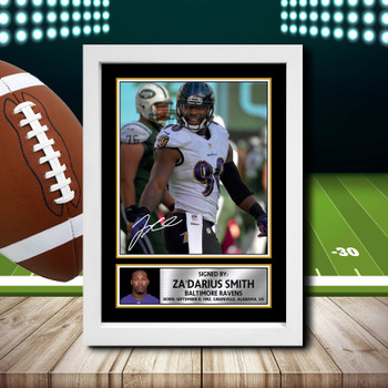 Za'darius Smith 2 Signed Autographed NFL Star Poster Print Framed Merch Gift