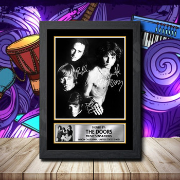 The Doors 3 Signed Autographed Rock-Bands Star Poster Print Framed Merch Gift The Doors 3 Signed Autographed Rock-Bands Star Poster Print Framed Merch Gift