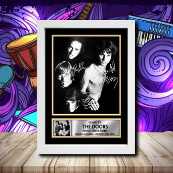 The Doors 3 Signed Autographed Rock-Bands Star Poster Print Framed Merch Gift The Doors 3 Signed Autographed Rock-Bands Star Poster Print Framed Merch Gift
