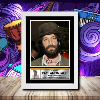 Ray Lamontage 1 Signed Autographed Rock-Bands Star Poster Print Framed Merch Gift Ray Lamontage 1 Signed Autographed Rock-Bands Star Poster Print Framed Merch Gift