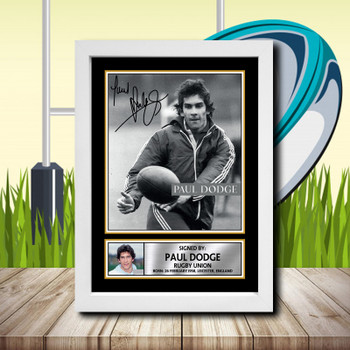 Paul Dodge 1 Signed Autographed Rugby Star Poster Print Framed Merch Gift Paul Dodge 1 Signed Autographed Rugby Star Poster Print Framed Merch Gift
