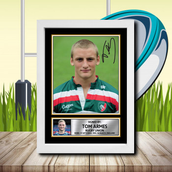 Tom Armes 1 Signed Autographed Rugby Star Poster Print Framed Merch Gift Tom Armes 1 Signed Autographed Rugby Star Poster Print Framed Merch Gift