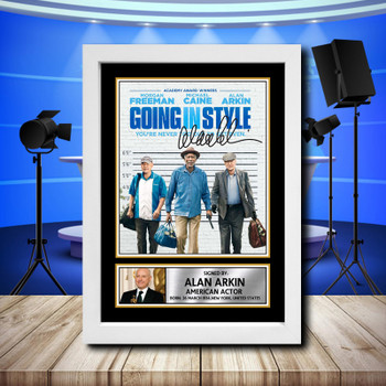 Alan Arkin 2 Signed Autographed Television Star Poster Print Framed Merch Gift Alan Arkin 2 Signed Autographed Television Star Poster Print Framed Merch Gift