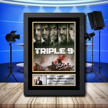 Chiwetel Ejiofor 2 Signed Autographed Television Star Poster Print Framed Merch Gift