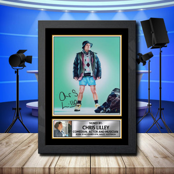 Chris Lilley 1 Signed Autographed Television Star Poster Print Framed Merch Gift