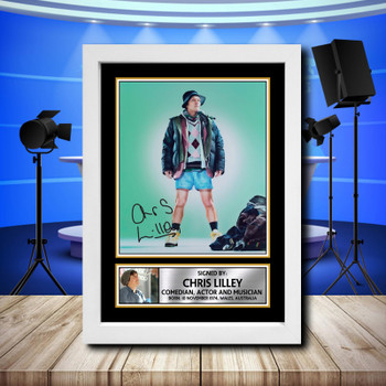 Chris Lilley 1 Signed Autographed Television Star Poster Print Framed Merch Gift