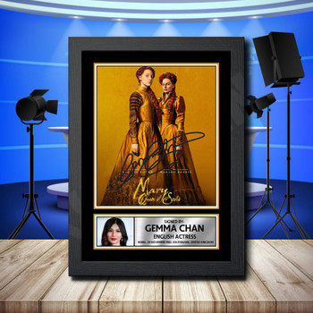Gemma Chan 1 Signed Autographed Television Star Poster Print Framed Merch Gift Gemma Chan 1 Signed Autographed Television Star Poster Print Framed Merch Gift