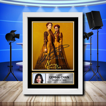 Gemma Chan 1 Signed Autographed Television Star Poster Print Framed Merch Gift Gemma Chan 1 Signed Autographed Television Star Poster Print Framed Merch Gift