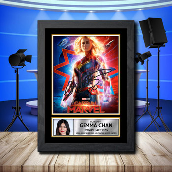 Gemma Chan 2 Signed Autographed Television Star Poster Print Framed Merch Gift Gemma Chan 2 Signed Autographed Television Star Poster Print Framed Merch Gift