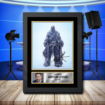 Ian Whyte Signed Autographed Television Star Poster Print Framed Merch Gift Ian Whyte Signed Autographed Television Star Poster Print Framed Merch Gift