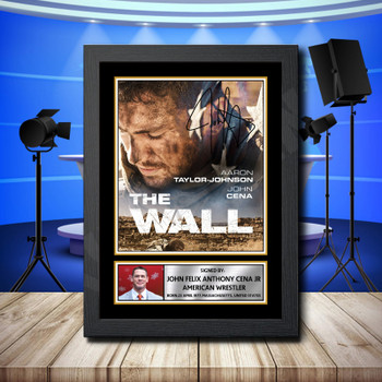 John Cena 2 Signed Autographed Television Star Poster Print Framed Merch Gift John Cena 2 Signed Autographed Television Star Poster Print Framed Merch Gift