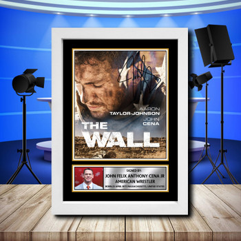 John Cena 2 Signed Autographed Television Star Poster Print Framed Merch Gift John Cena 2 Signed Autographed Television Star Poster Print Framed Merch Gift