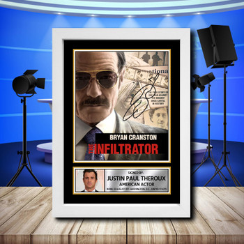 Justin Theroux 1 Signed Autographed Television Star Poster Print Framed Merch Gift