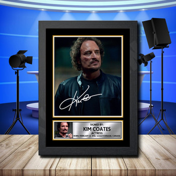 Kim Coates Signed Autographed Television Star Poster Print Framed Merch Gift Kim Coates Signed Autographed Television Star Poster Print Framed Merch Gift