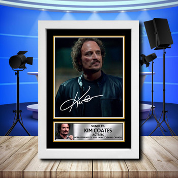 Kim Coates Signed Autographed Television Star Poster Print Framed Merch Gift Kim Coates Signed Autographed Television Star Poster Print Framed Merch Gift