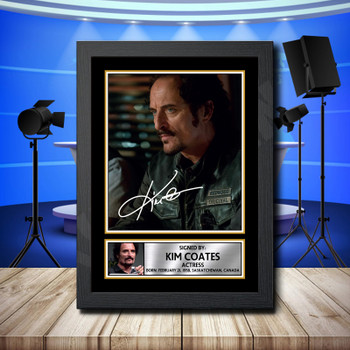 Kim Coates 2 Signed Autographed Television Star Poster Print Framed Merch Gift Kim Coates 2 Signed Autographed Television Star Poster Print Framed Merch Gift