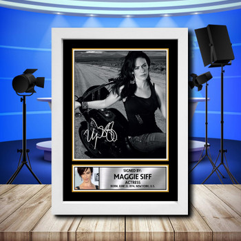 Maggie Siff Signed Autographed Television Star Poster Print Framed Merch Gift