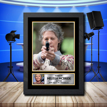 Melissa Mcbride 2 Signed Autographed Television Star Poster Print Framed Merch Gift Melissa Mcbride 2 Signed Autographed Television Star Poster Print Framed Merch Gift